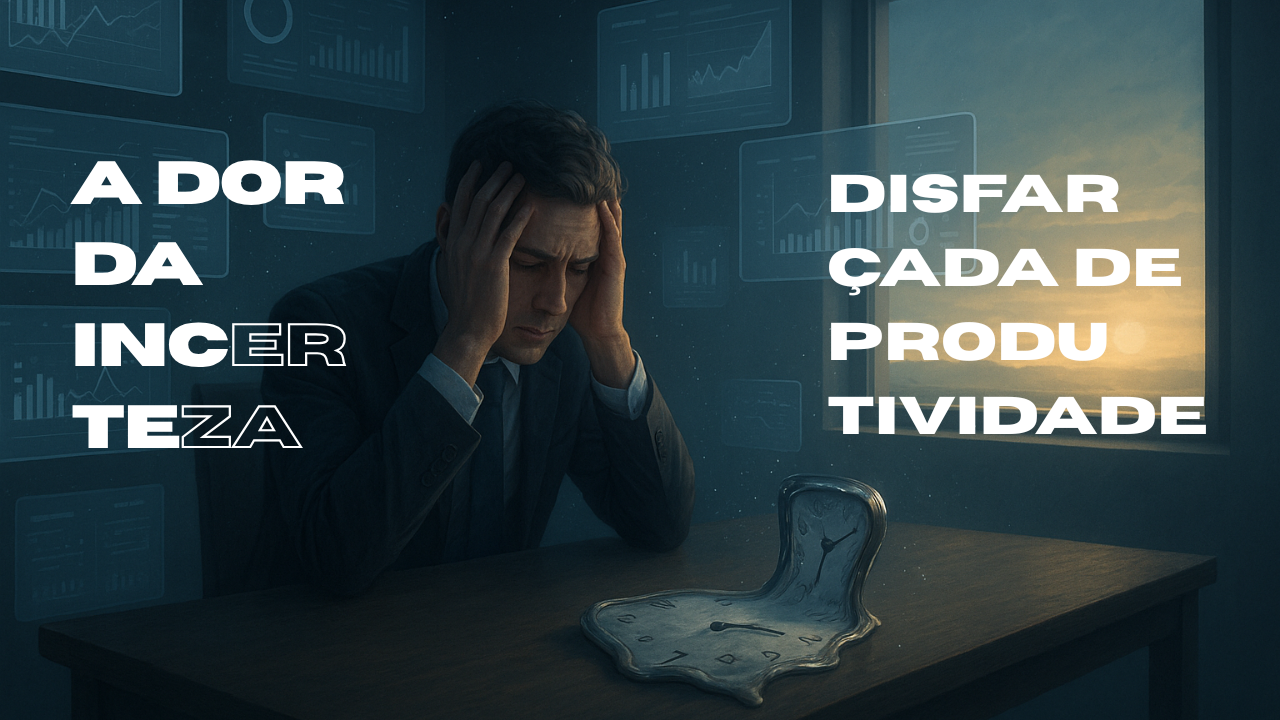 A Dor da Incerteza Disfarçada de Produtividade